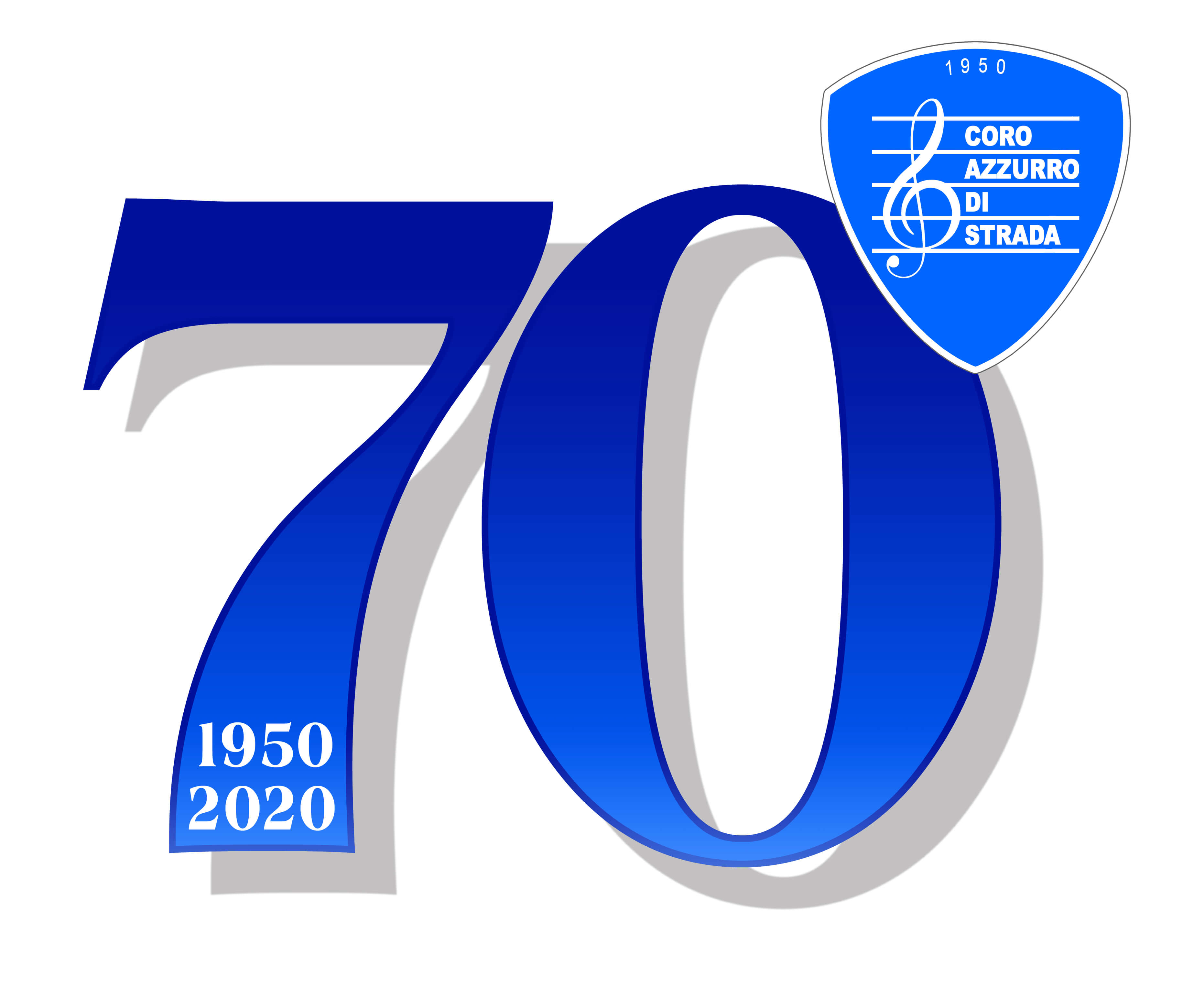 Logo 70° Coro Azzurro di Strada